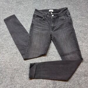 The Drop‎ Womens Black Skinny Jeans Size 28 Stretch Denim Mid Rise Pants